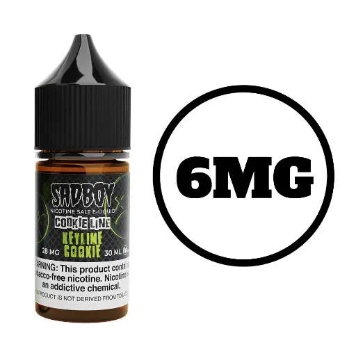 [Q-3288-06] SADBOY COOKIE LINE 100ML (6mg, Keylime Cookie)