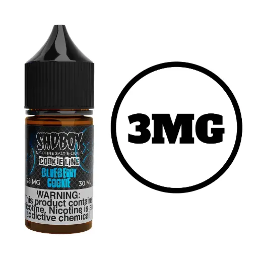 [Q-3288-09] SADBOY COOKIE LINE 100ML (3MG, Blueberry Cookie)