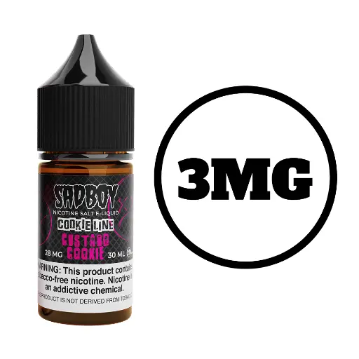[Q-3288-10] SADBOY COOKIE LINE 100ML (3MG, Custard Cookie)