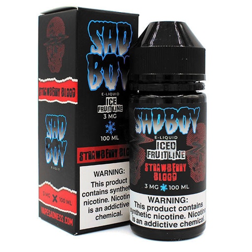 [Q-3289-08] SADBOY FRUIT LINE 100ML (3MG, Strawberry Blood Ice)