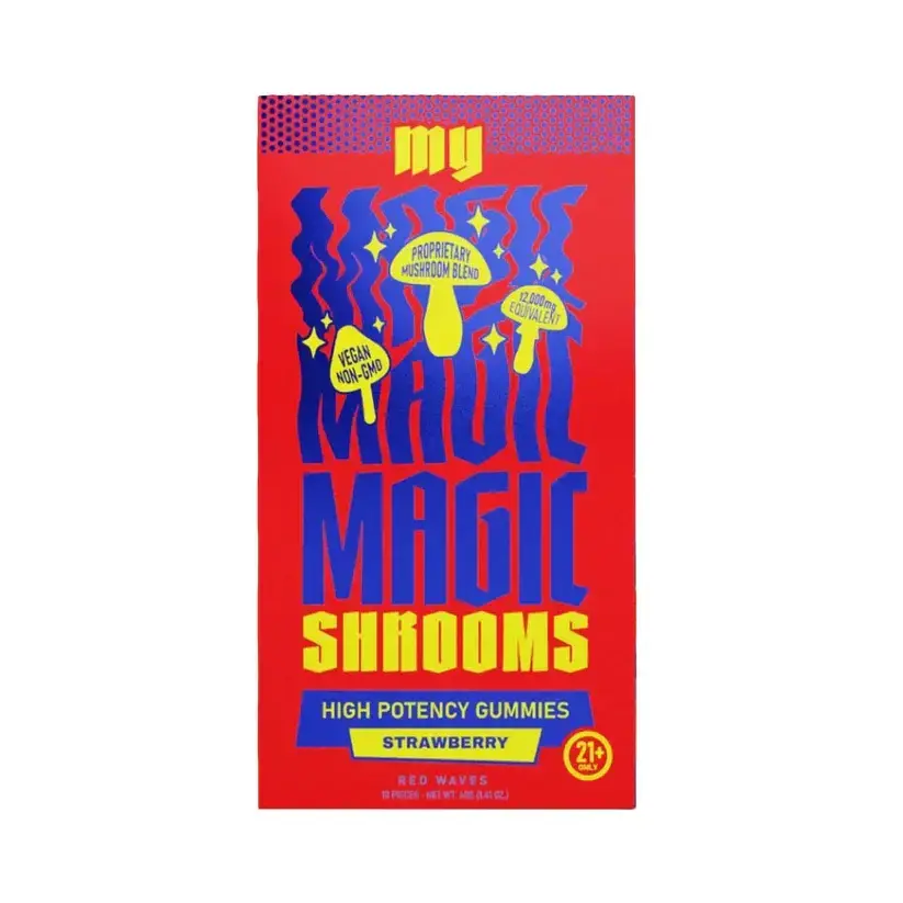 MY MAGIC MUSHROOM GUMMIES 10PC 6PK Display