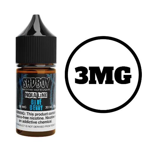 [Q-3292-01] SADBOY NOLA LINE 100ml (3MG, Blueberry)