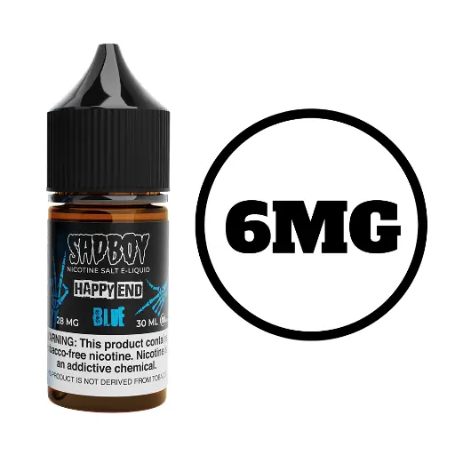 [Q-3290-04] SADBOY HAPPY END 100ML (6mg, Blue)