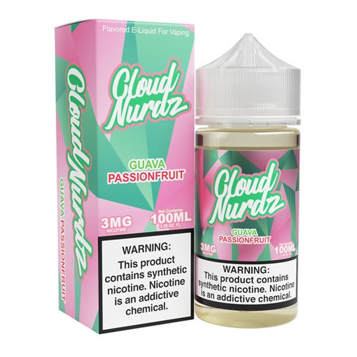 [Q-1625-34] CLOUD NURDZ 100ML (6mg, Guava Passion Fruit)