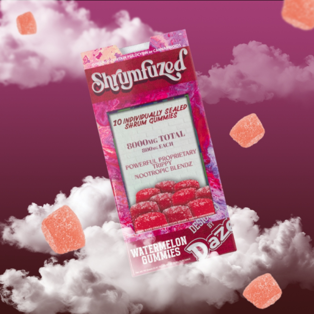 SHRUMFUZED GUMMIES 8000MG  10PK  5 PER BOX