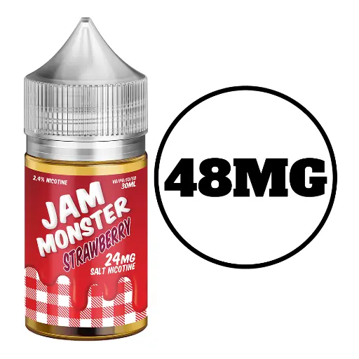 [Q-2650-02] JAM MONSTER SALT 30ML (48MG, Strawberry)