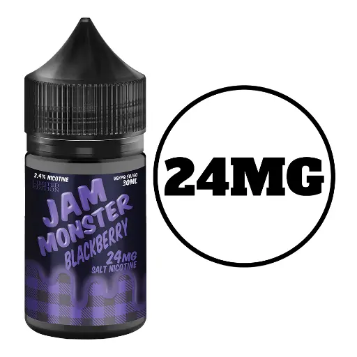 [Q-2650-05] JAM MONSTER SALT 30ML (24MG, Blackberry)