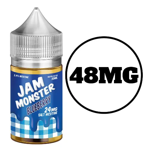 [Q-2650-12] JAM MONSTER SALT 30ML (48MG, Blueberry)
