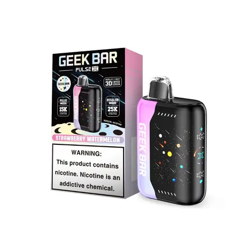 [Q-2074-03] GEEK BAR PULSE X 25000 18ML METEOR EDITION (Strawberry Watermelon)