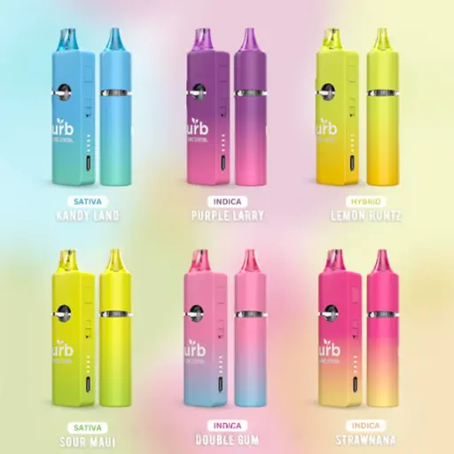 [T-1238-06] Lifted Made Urb Toke Station 6G Disposable THCA/THCP 5pk Box (Kandy Land)