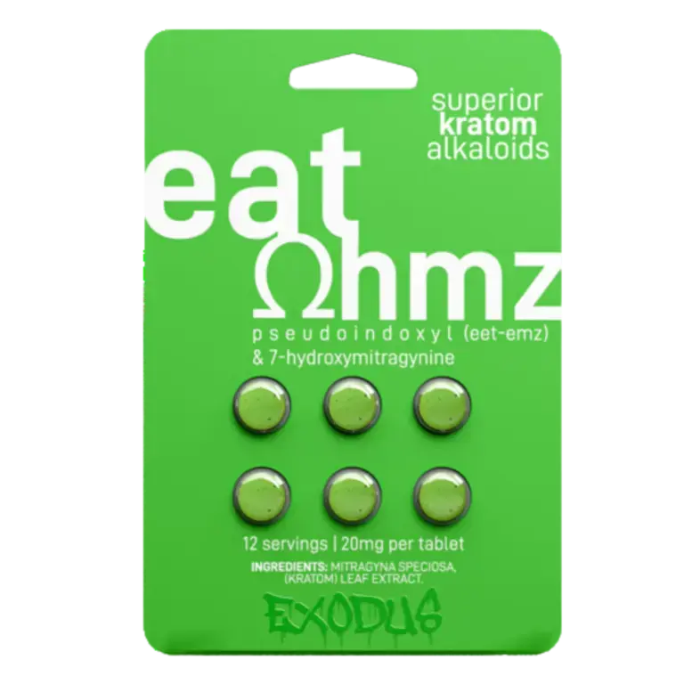 EAT OHMZ (7-HYDROXYMITRAGYNINE) KRATOM Capsules 