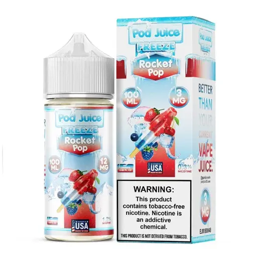 [Q-3093-26] POD JUICE 100ML (6MG, Rocket Pop)