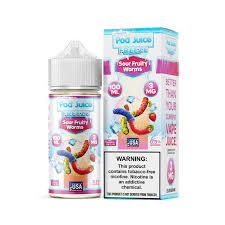 [Q-4319-11] POD JUICE FREEZE 100ML (3MG, Sour Fruity Worms)