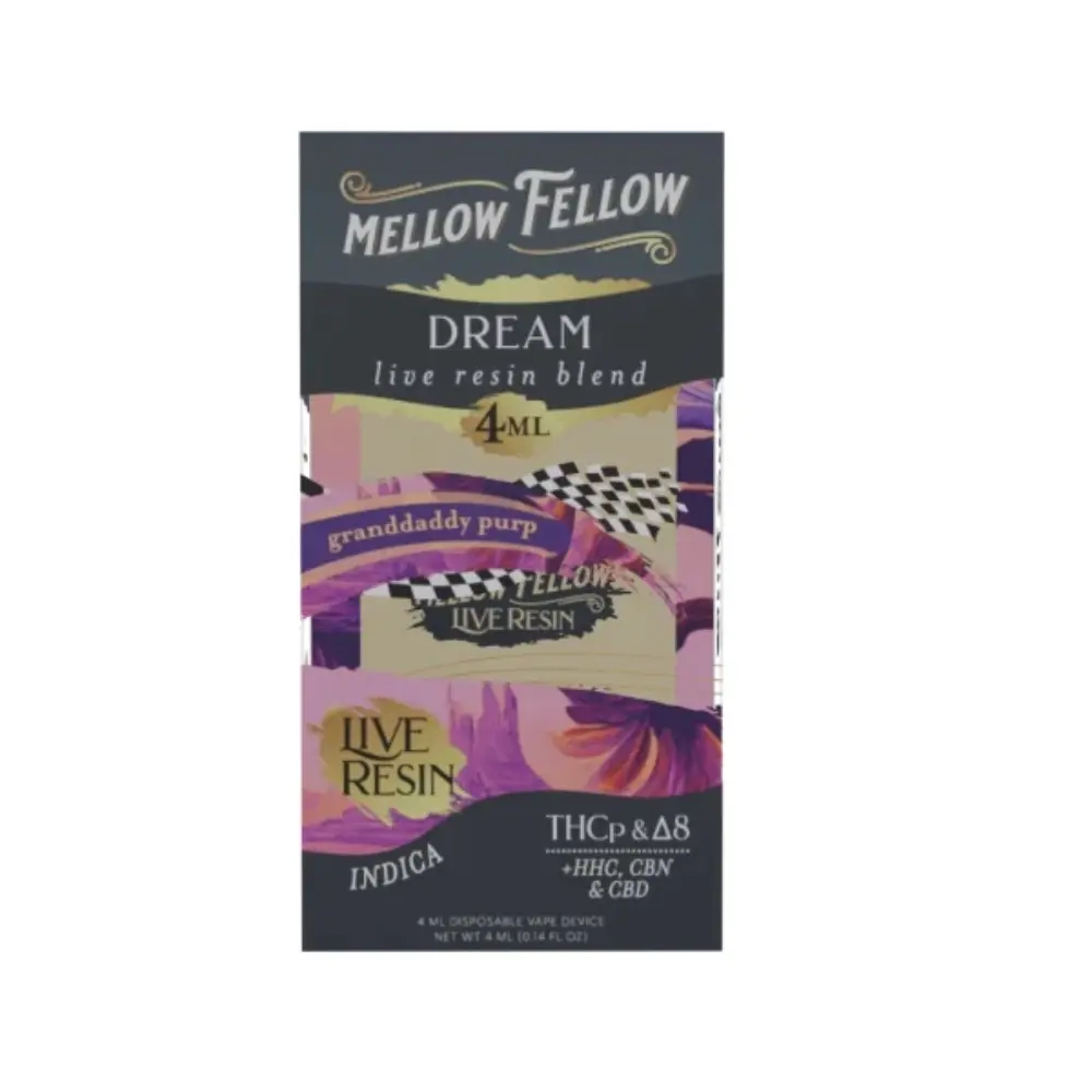 Mellow Fellow 4ML Disposable Live Resin  6PK a Box