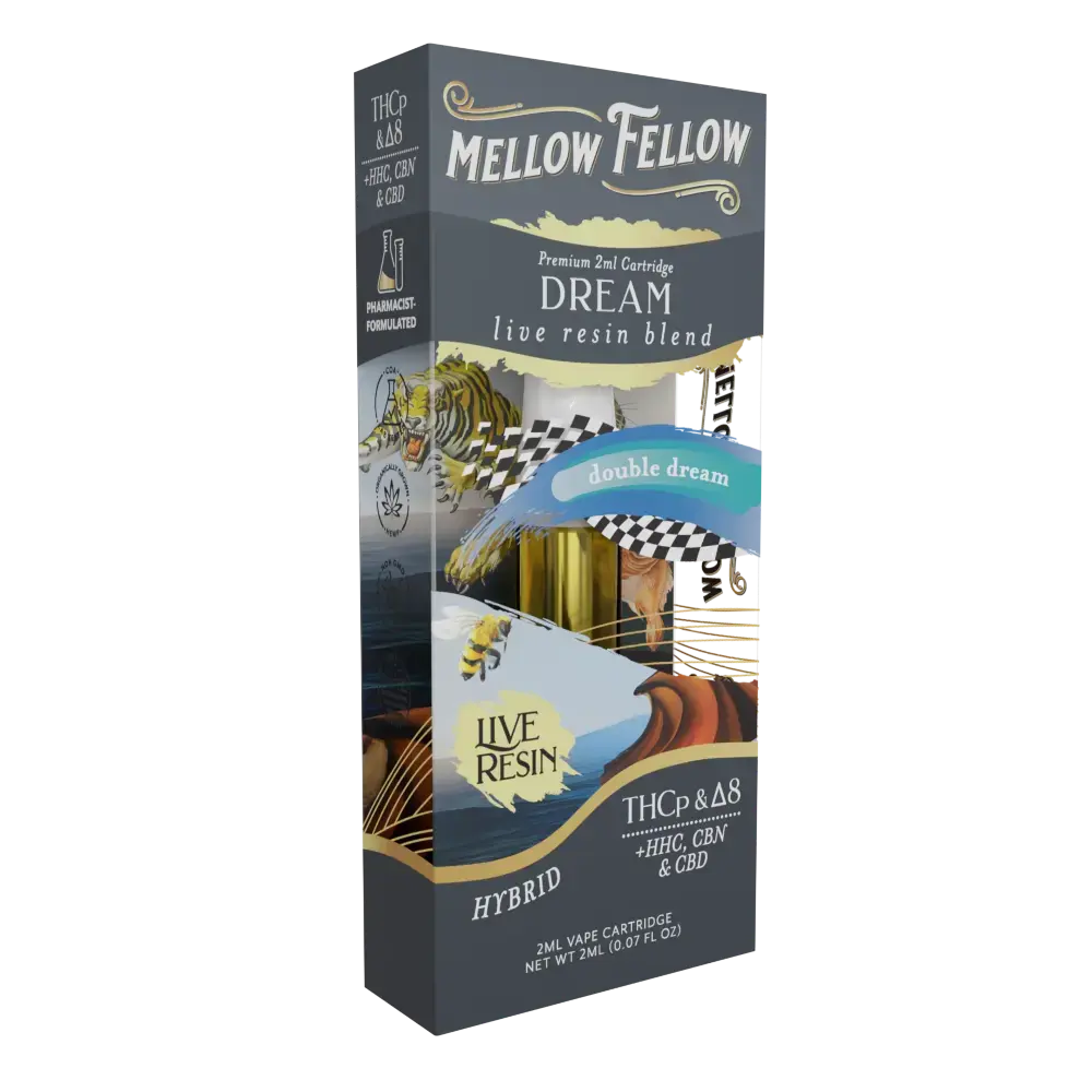 [Q-4325-03] Mellow Fellow 2ML Cart live resin 6PK a Box (Double Dream)