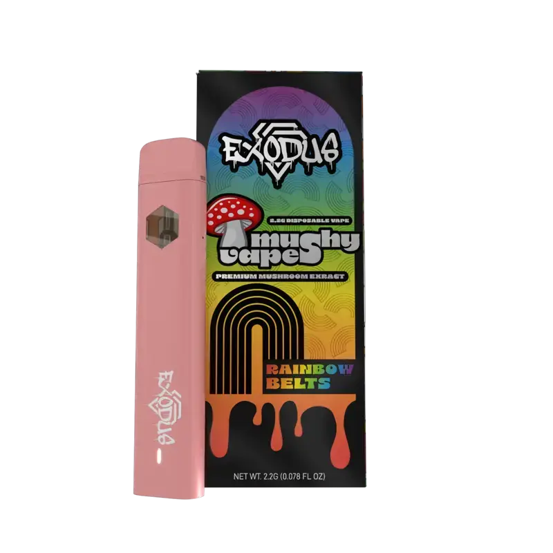 [Q-4331-02] EXODUS Mushroom Disposable Vape 2.2G (Rainbow Belts)