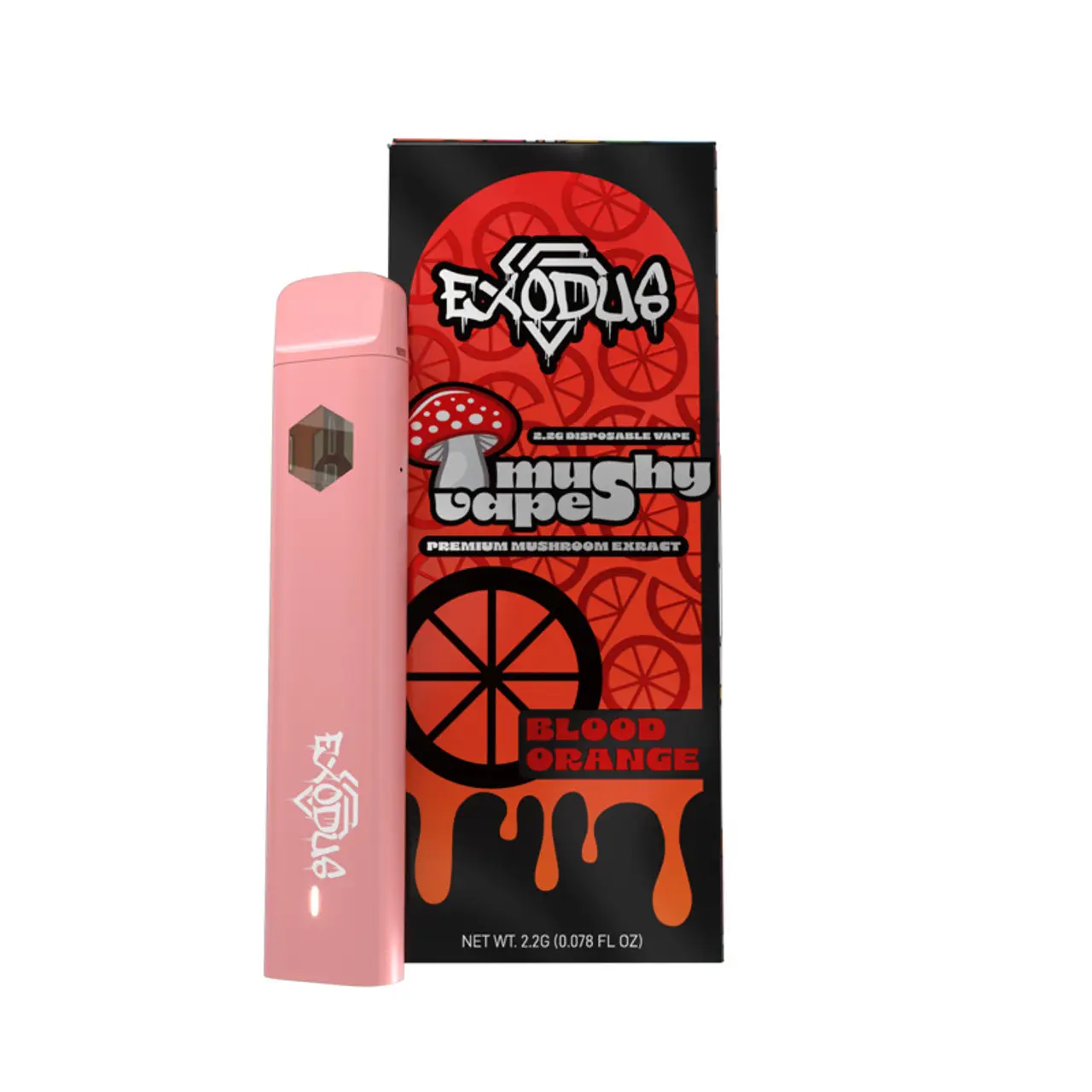 [Q-4331-06] EXODUS Mushroom Disposable Vape 2.2G (Blood Orange)