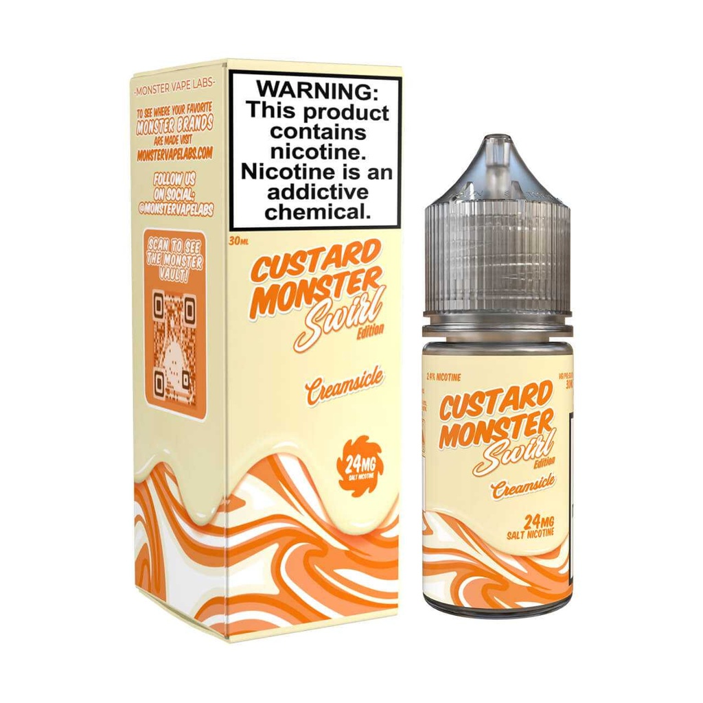 Custard Monster Swirl Salt Nic 30ml