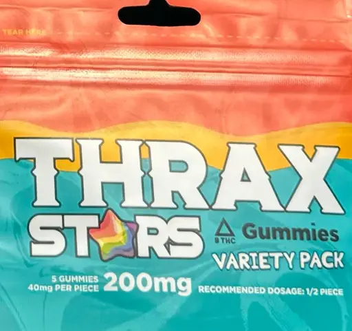 [Q-4465-01] THRAX Variety Pack (5 GUMMY 40MG EACH)