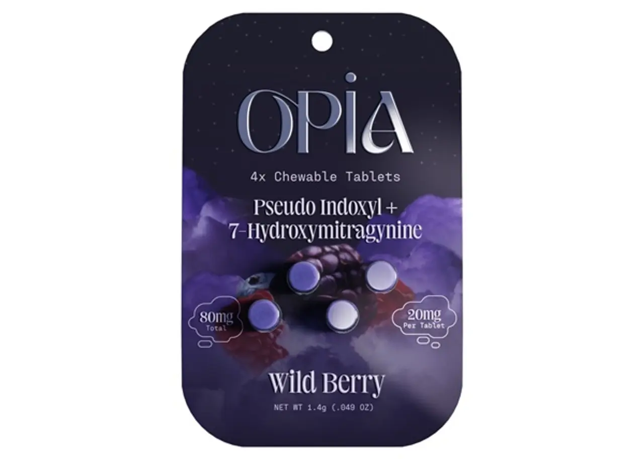 [Q-4676-01] Opia Pseudo + 7-Hydroxy 4 CT 20mg per tab 10pk (Wild Berry)