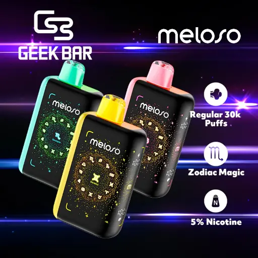 [Q-4710-05] Geek Bar Meloso 30000 Puff 18ML 5PK (Stone Freeze)