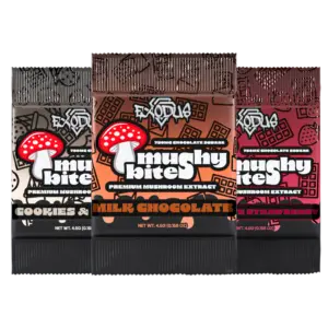 [Q-4732-01] EXODUS MUSHY DROPS CHOCOLATE 1PC 20PK DISPLAY (MILK CHOCOLATE)