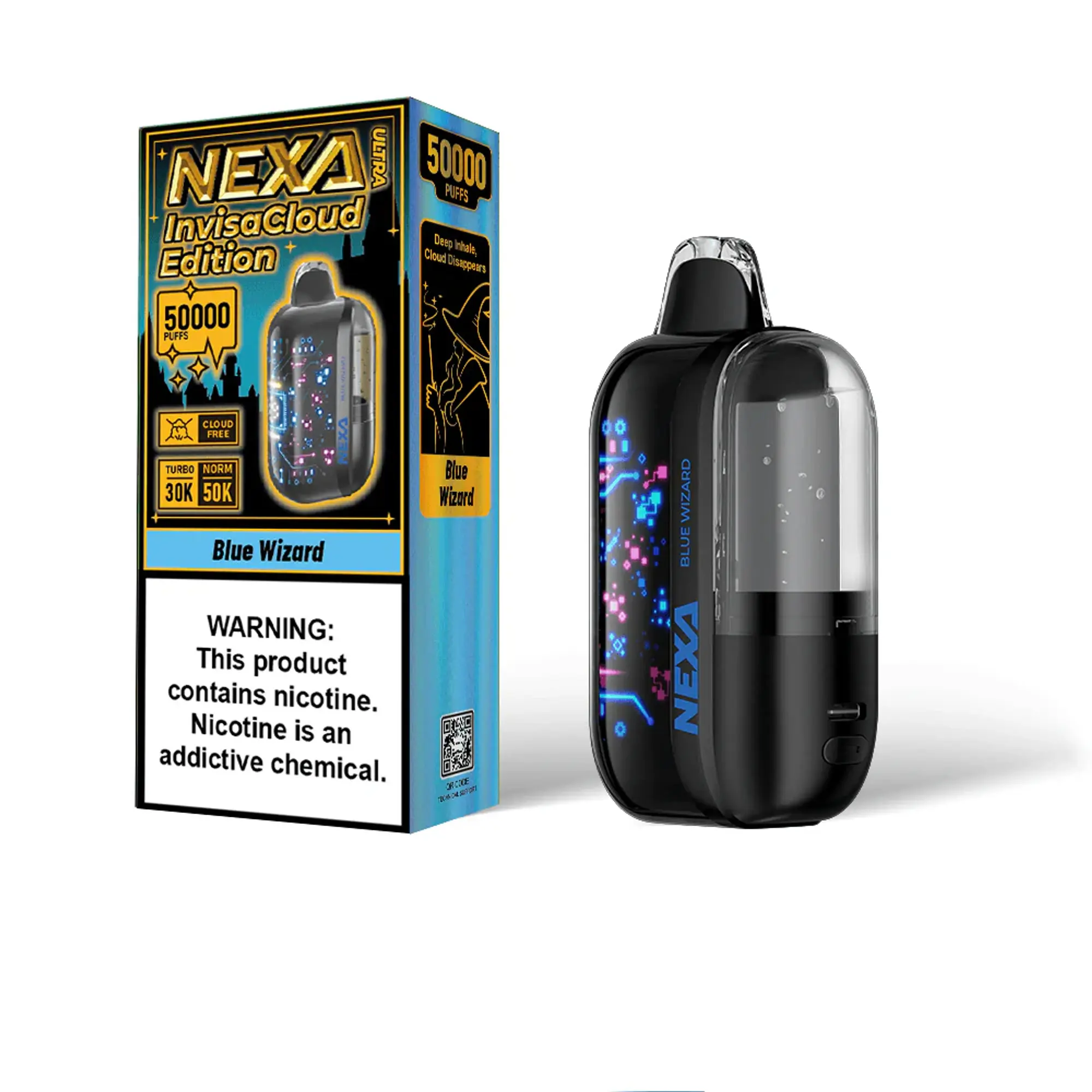 NEXA ULTRA  INVISA CLOUD 50K PUFF 100ML 5pk