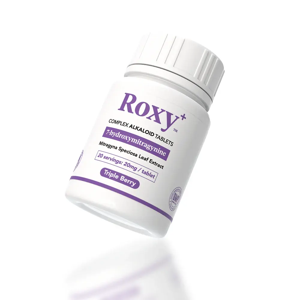 [Q-4227-05] Roxy Complex Alkaloid 7-hydroxymitragynine Tablets (10 Ct Per jar Triple Berry 200MG)