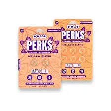 [Q-4787-02] DOZO PERKS 6CT 120MG 7-HYDROXYMITRAGYNINE (RAW GOLD | MELLOW BLEND)
