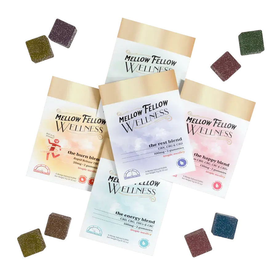 Mellow Fellow Wellness CBD- Gummies - 100mg 2CT