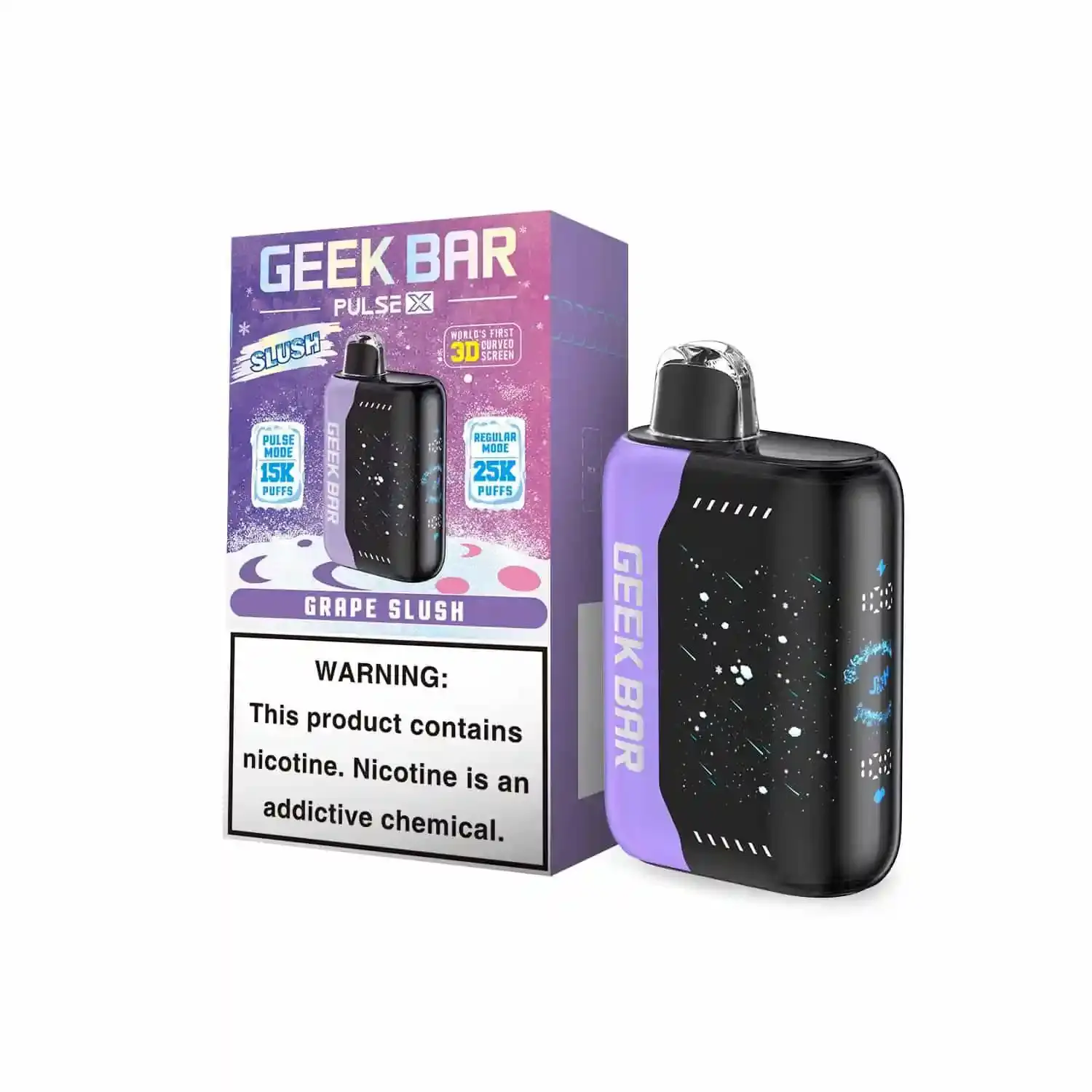 [Q-4790-01] GEEK BAR PULSE X 25000 18ML Slush (Grape Slush)