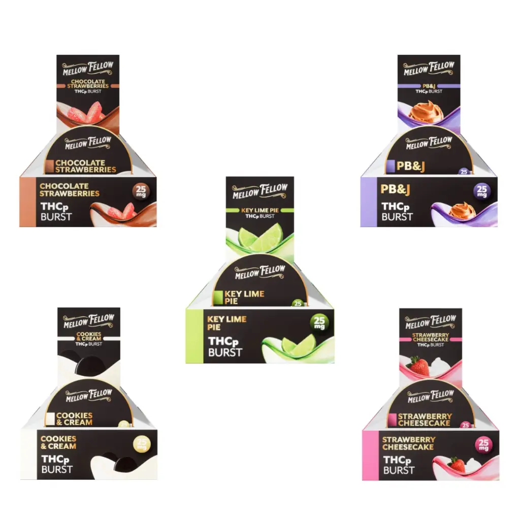 Mellow fellow 2.5MG THC-P Bursts Gummies 