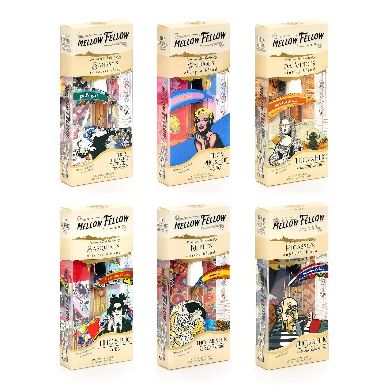 [Q-4330-04] Mellow Fellow 2ML Cart  6PK a Box (God's Gift)