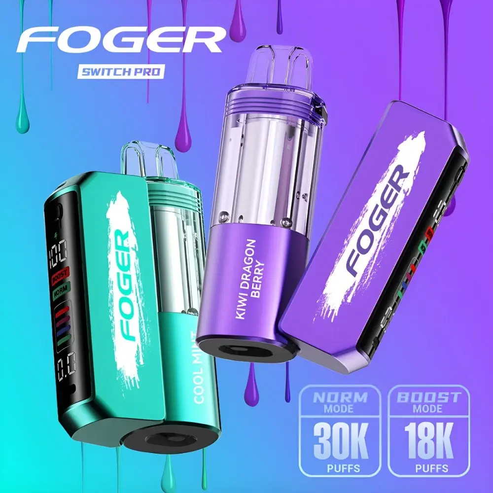 [Q-4701-17] Foger Switch Pro 30K Disposable Kit 18ml 5PK (White Gummy)