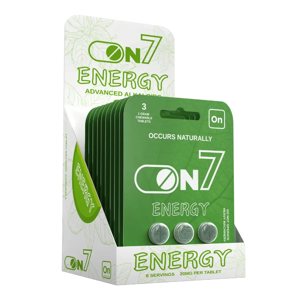 ON7 7-hydroxymitragynine 20mg  Tablets – 3 Count