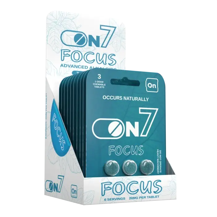 [Q-4800-02] ON7 7-hydroxymitragynine 20mg  Tablets – 3 Count (Foucs)