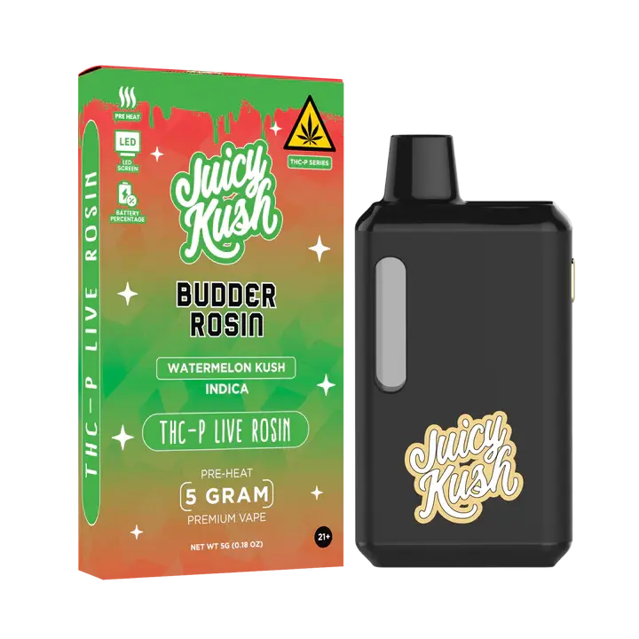 [Q-4801-03] Juicy Kush 5g Disposable THC-P 5PK a Box (WATERMELON KUSH)