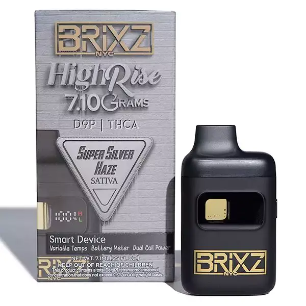 DAZED BRIXZ 7.1G HIGH RISE D9P | THCA 5pk Box