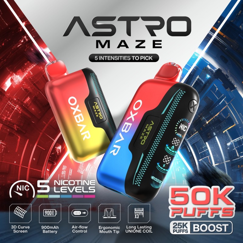 OXBAR Astro Maze 50K Disposable 100ML 5PK