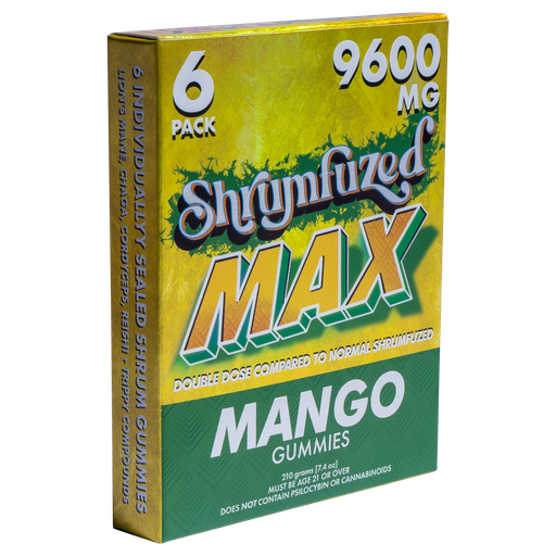 [Q-4828-03] Shrumfuzed MAX 6PK Gummies 9600mg 5ct Display (Strawmelon)