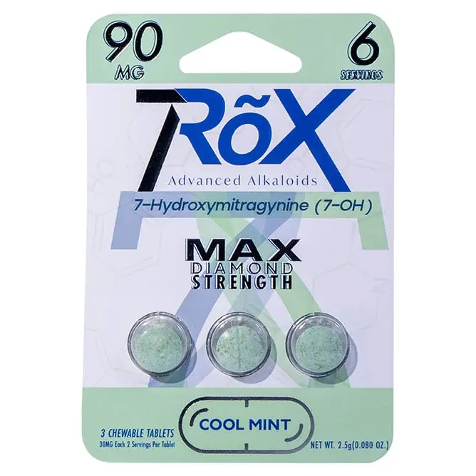 [Q-4831-01] 7ROX 7Hydroxy Tablets 30mg 3PK (Cool Mint)