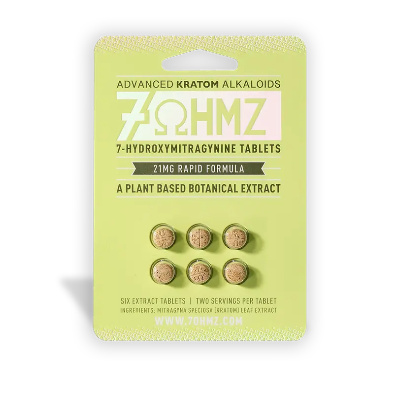  7-OHMZ 7OH TABLET 21MG 6 CAPSULE 20PK
