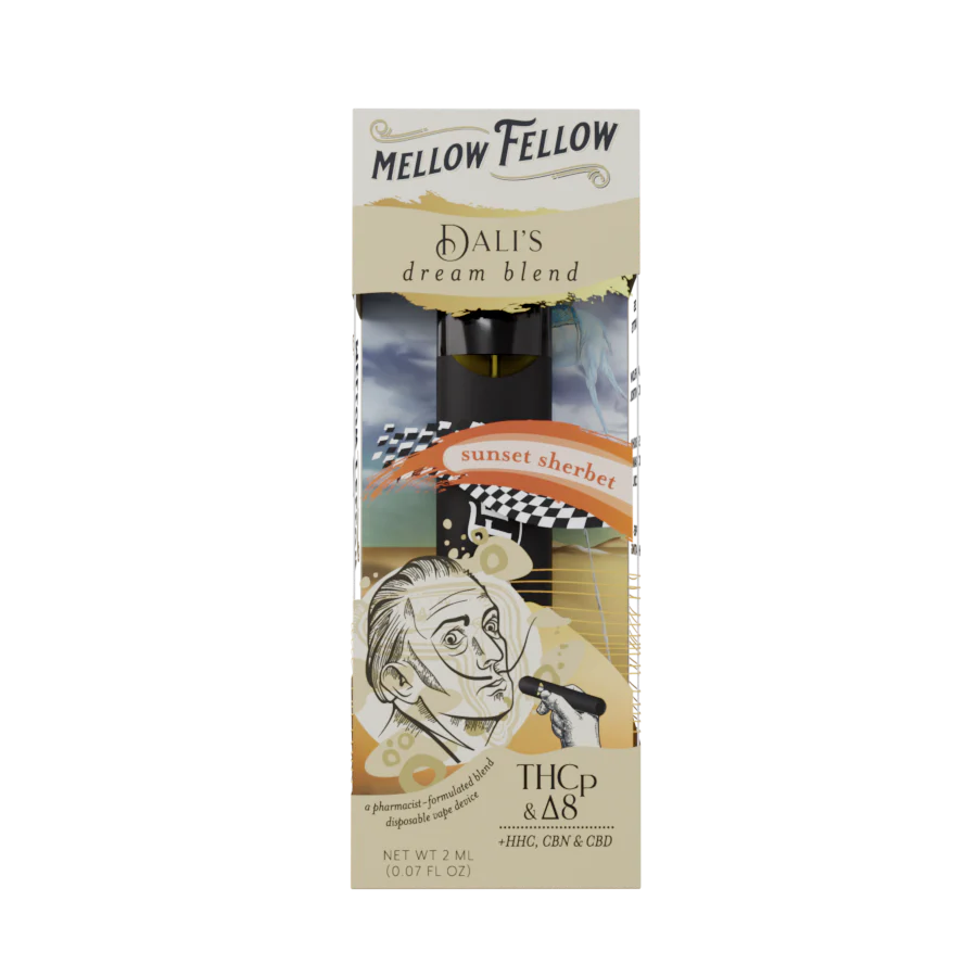 [T-1173-07] MELLOW FELLOW 2ML DISPOSABLE 6PK Box (Sunset Sherbet)