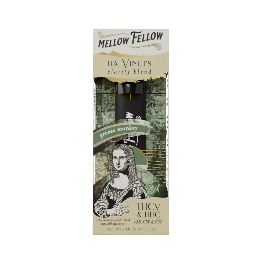 [T-1173-09] MELLOW FELLOW 2ML DISPOSABLE 6PK Box (Grease Monkey)