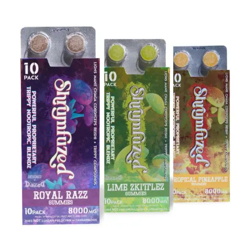 SHRUMFUZED GUMMIES 8000MG  10PK  5 PER BOX