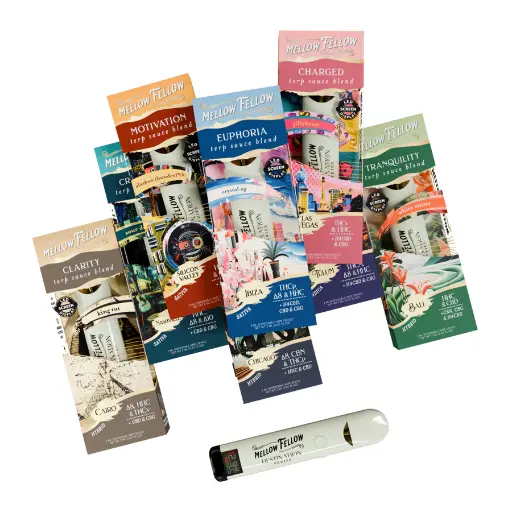 Mellow Fellow 2ML Disposable Terp With Screen 6PK a Box