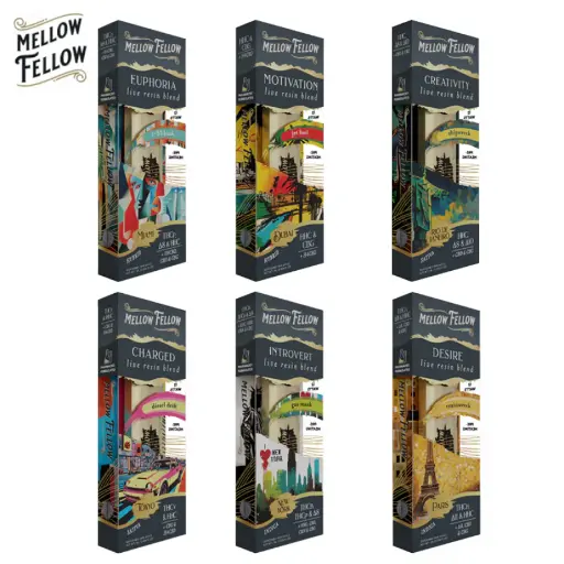 Mellow Fellow 1ML Disposable Live Resin 6PK a Box