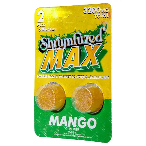 Shrumfuzed MAX 2PK Gummies 1600mg 10ct Display