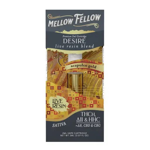 MELLOW FELLOW LIVE RESIN 2ML CARTRIDGE 6pk Box