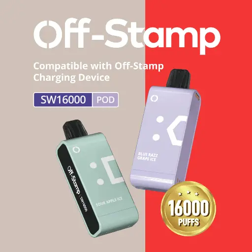 OFF STAMP 16,000 Puff POD 17ML 5PK